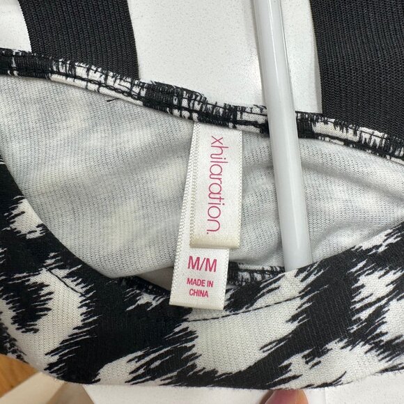 Xhilaration Black and White Cheetah Pattern Mini Dress, Size Medium - Picture 4 of 4
